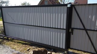 Купить сваи для ворот в Баксан. Заказать ворота на сваях под ключ от 21807 руб