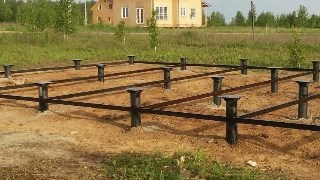 Установка и монтаж - винтовые сваи в Баксане для свайного фундамента дома. Цена от 2077 руб - видео закручивание